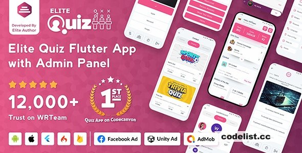 Elite Quiz v2.3.7 - Trivia Quiz - Quiz Game - Flutter Full App + Admin Panel